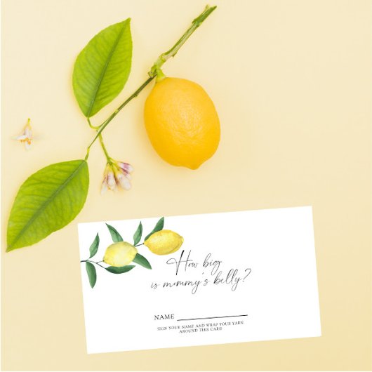 シトラスのレモン – どの程度の大きなママのベリーゲーム エンクロージャーカード