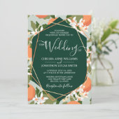 シトラスアンドミント結婚式招待状 招待状 (スタンド正面)
