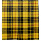 シトラスイエローとブラックプライド シャワーカーテン (正面)