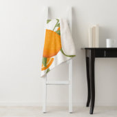 シトラスイエローの継ぎ目のない模様 シェルパブランケット (インサイチュ)