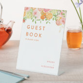 シトラスウォーター結婚カラーズゲストブック 台座サイン (インサイチュ)