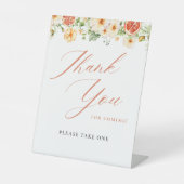 シトラスエレガントフローラブライダルシャワーの好意サイン 台座サイン (正面)