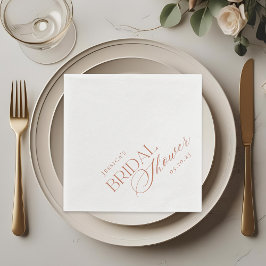 シトラスエレガントフローラブライダルシャワー スタンダードカクテルナプキン