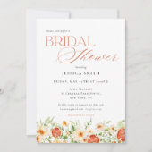 シトラスエレガントフローラブライダルシャワー 招待状 (正面)