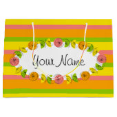 シトラスオストライプバルクラシック抱き枕ラージ ラージペーパーバッグ (正面)