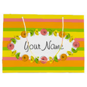 シトラスオストライプバルクラシック抱き枕ラージ ラージペーパーバッグ (裏面)