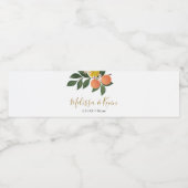 シトラスオレンジとレモン ペットボトルラベル (シングルラベル)