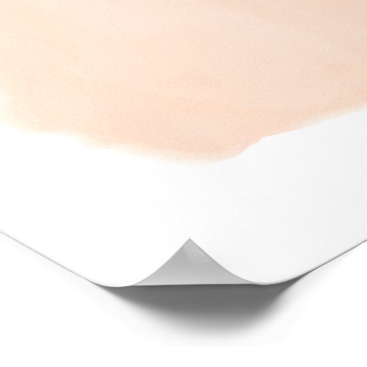 シトラスオレンジグリーナリーかわいこちゃんスウィートトリートサイン ポスター (角)