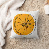 シトラスオレンジスクエア装飾用クッション クッション (ブランケット)