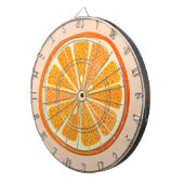 シトラスオレンジフルーツおもしろい ダーツボード (正面右)