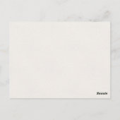 シトラスオレンジブロッサム庭園の結婚式ザデイト ポストカード (裏面)