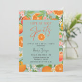 シトラスオレンジラブアットファーストスピリッツブライダルシャワー 招待状 (スタンド正面)