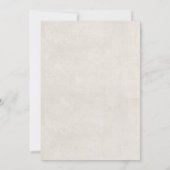 シトラスオレンジリトルかわいこちゃんニュートラルベビーシャワー 招待状 (裏面)