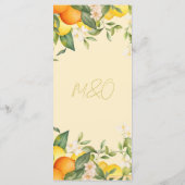 シトラスオレンジレモン夏モノグラム メニュー (裏面)