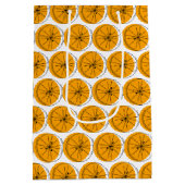 シトラスオレンジ数々の抱き枕培地 ミディアムペーパーバッグ (裏面)