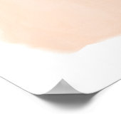 シトラスオレンジ緑のかわいこちゃんカード&ギフトサイン ポスター (角)