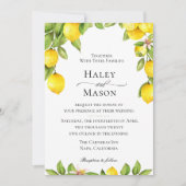 シトラスオーチャード結婚式招待状 招待状 (正面)