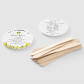 シトラスオーチャード結婚式 プログラムハンドファン ハンドファン (組立なし)