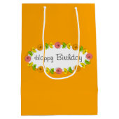 シトラスオーバルオレンジ誕生日抱き枕媒体 ミディアムペーパーバッグ (裏面)