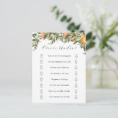 シトラスオーバーまたはブライダルシャワーゲーム ポストカード (スタンド正面)