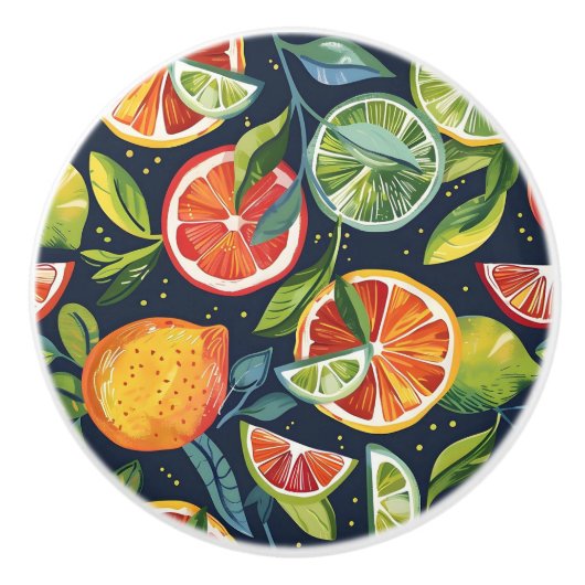 シトラスカラフルセラミック製ノブ セラミックノブ (正面)