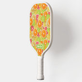 シトラスカラフル名前をカスタムする ピックルボールラケット (左)