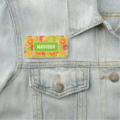 シトラスカラフル名前をカスタムする 名札 (インサイチュ)