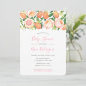 シトラスガーデンバラクローバーガールベビーシャワー 招待状 (スタンド正面)