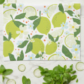 シトラスキッチンティータオル – レシピデザイン キッチンタオル (折り畳み)