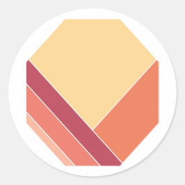 シトラスサマーエレガントイエロー ラウンドシール