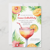 シトラスサマーカクテルパーティー 招待状 (正面)