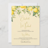 シトラスサマーレモモダンン結婚ズ 招待状 (裏面)