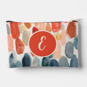 シトラスシーズン – サンゴとブルーストーンズ アクセサリーポーチ (裏面)