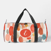 シトラスシーズン – サンゴとブルーストーンズ ダッフルバッグ (裏面)