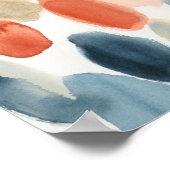 シトラスシーズン – サンゴとブルーストーンズ ポスター (角)