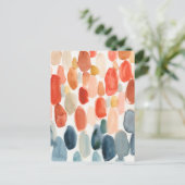 シトラスシーズン – サンゴとブルーストーンズ ポストカード (スタンド正面)