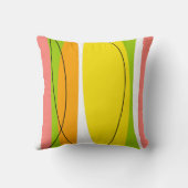 シトラスストライプスクエア クッション (裏面)