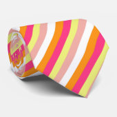 シトラスストライプ ネクタイ (ロール)