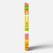 シトラスストライプ「名前」iPadケース Case-Mate iPhoneケース (裏面 / 左)
