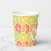 シトラススライスのパターン 紙コップ (右)