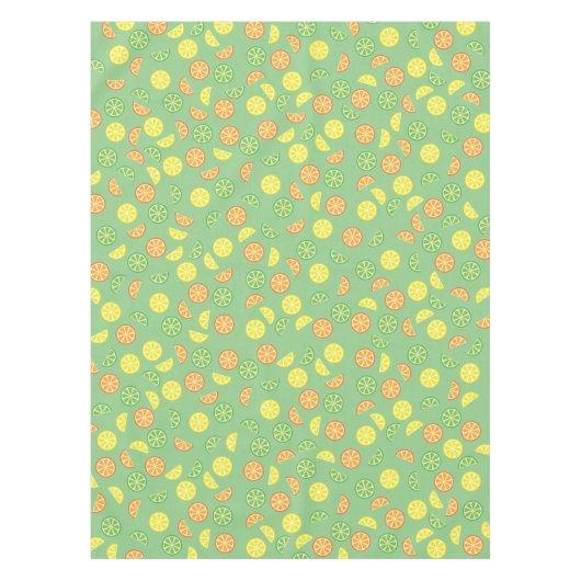 シトラススライスキッドの誕生日夏 テーブルクロス (正面)