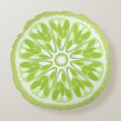 シトラススライスライム ラウンドクッション (正面)