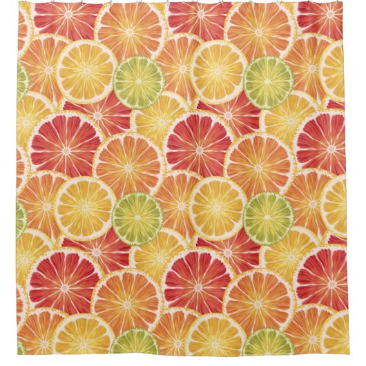 シトラススライス シャワーカーテン (正面)