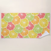 シトラススライス ビーチタオル (正面)
