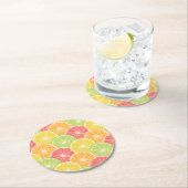 シトラススライス ラウンドペーパーコースター (インサイチュ)