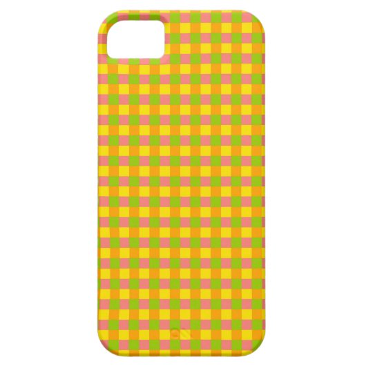シトラスチェックアイフォンケース Case-Mate iPhoneケース (裏面)