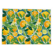 シトラスツリーアーティザンレモンライム カラフル ラージペーパーバッグ (裏面)