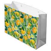 シトラスツリーアーティザンレモンライム カラフル ラージペーパーバッグ (裏面アングル)
