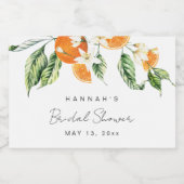 シトラステーマブライダルシャワーミニ スパークリングワインラベル (シングルラベル)