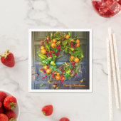 シトラステーマホリデーリースボクガーデンズフロリダ スタンダードカクテルナプキン (インサイチュ)